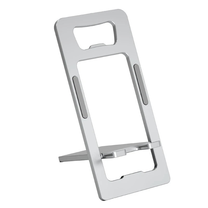 Silver Folding Card-Style Phone Stand