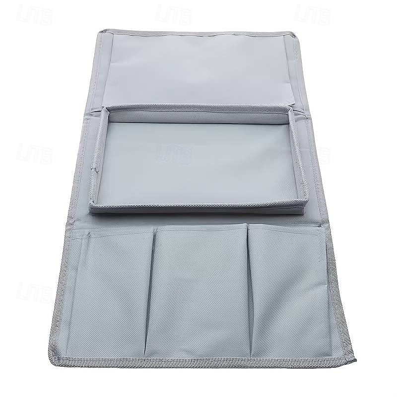 Gray Sofa Armrest Storage Caddy